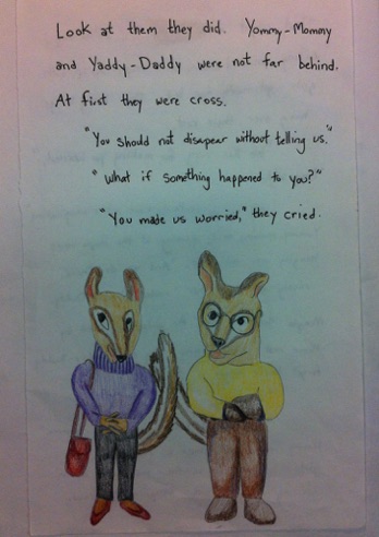 Scene from children's book