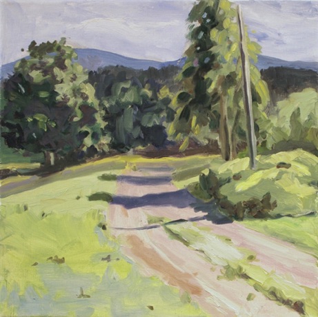 Path, Berkshires, oil on linen,  12 x 12”